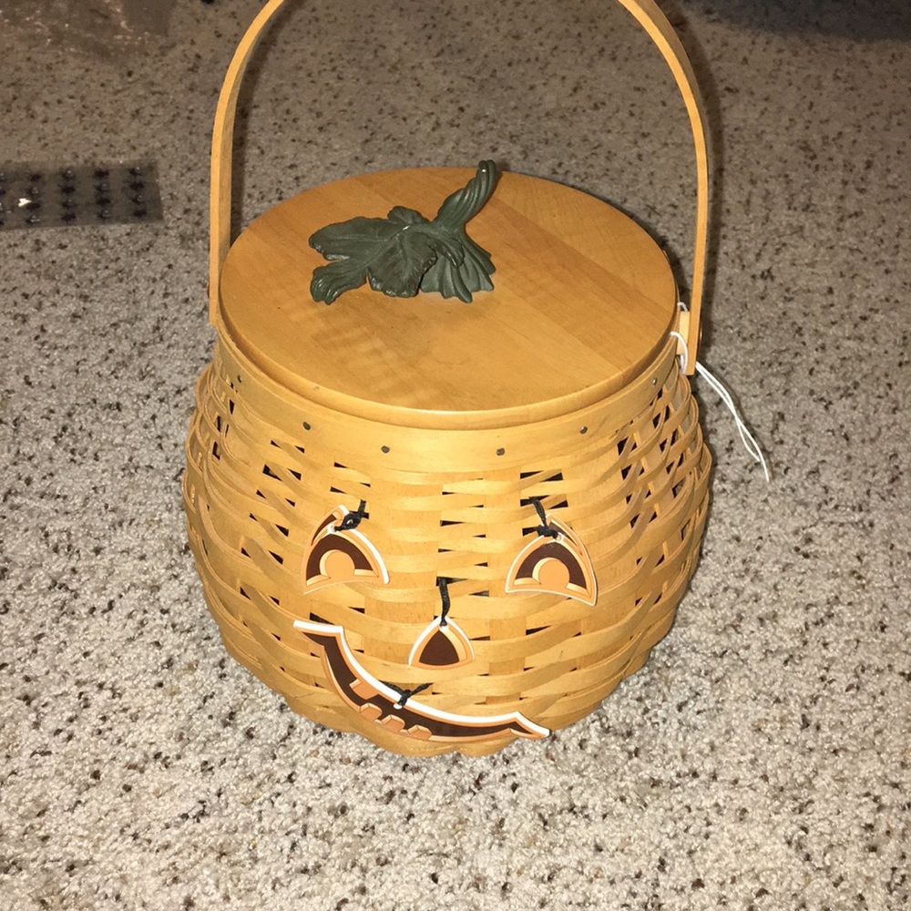 Halloween/Jack o lantern Longaberger Basket